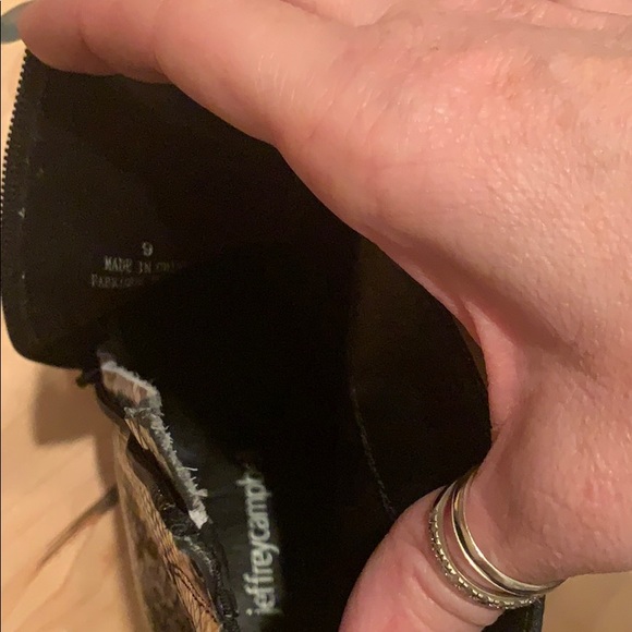 Jeffrey Campbell snakeskin boot - Picture 5 of 8